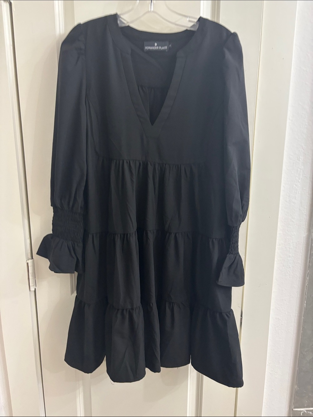 Pomander Place dress, black, size M